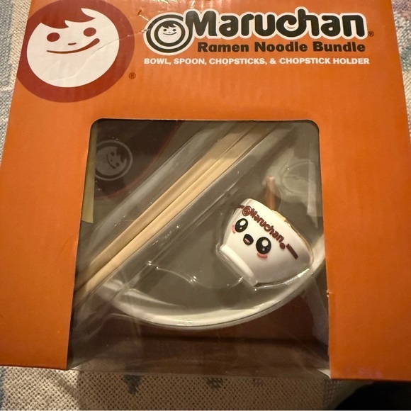 Maruchan Ramen Noodle Bowl Bundle Chopsticks/ Spoon & Chopsticks Holder - Picture 3 of 6
